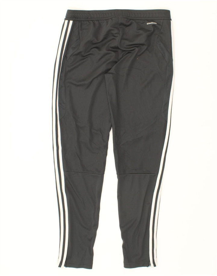 ADIDAS Womens Aeroready Tracksuit Trousers UK 12/14 Medium  Grey Polyester Vintage Adidas and Second-Hand Adidas from Messina Hembry 