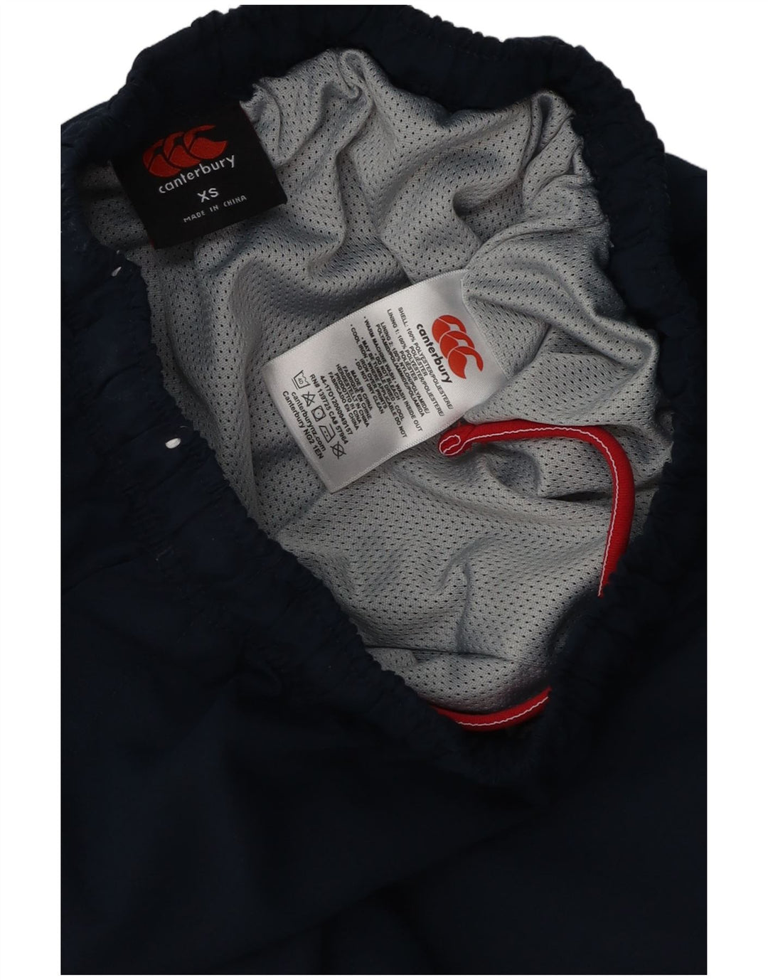 Pantaloni da tuta con grafica da uomo Canterbury XS poliestere blu navy