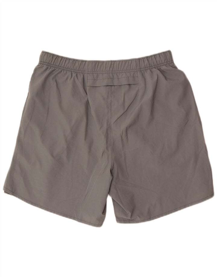 Pantaloncini sportivi Nike Dri Fit da uomo, grandi, in poliestere grigio