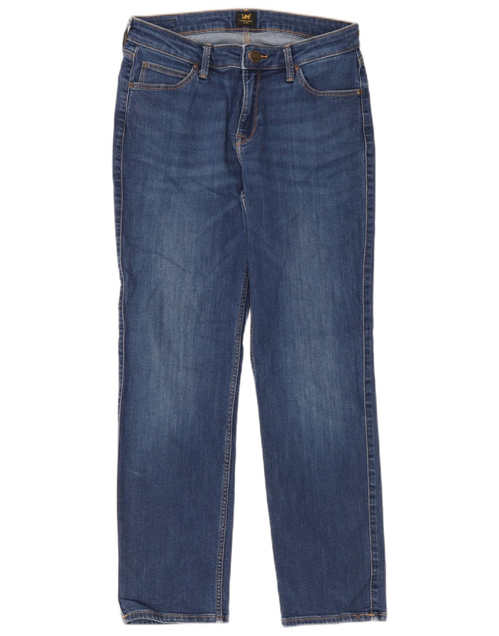 Jeans dritti Marion da donna Lee W31 L31 cotone blu