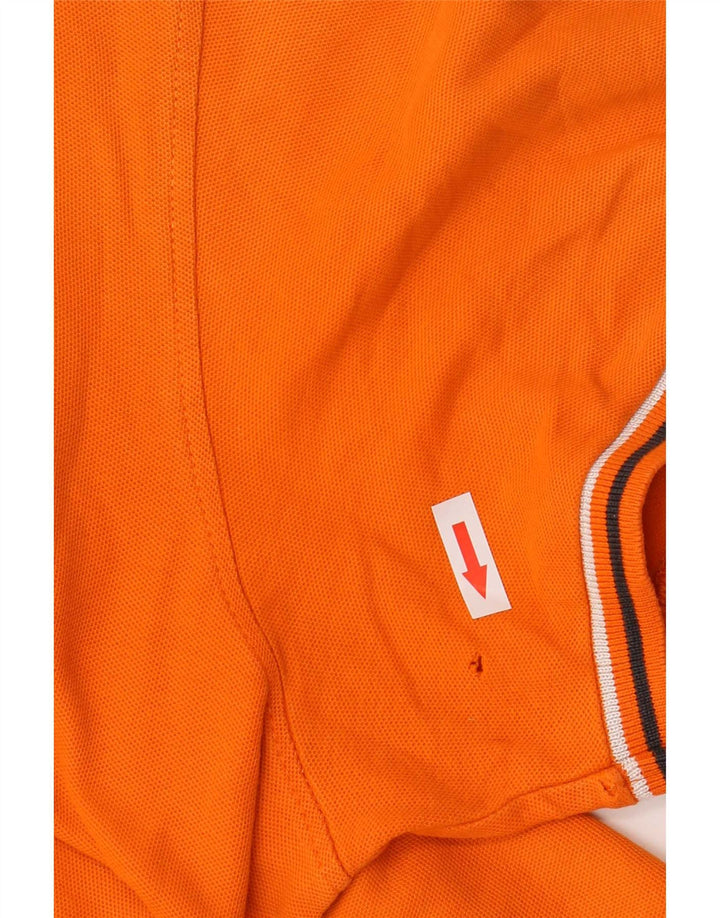 Polo da uomo Lotto 3XL a righe arancioni