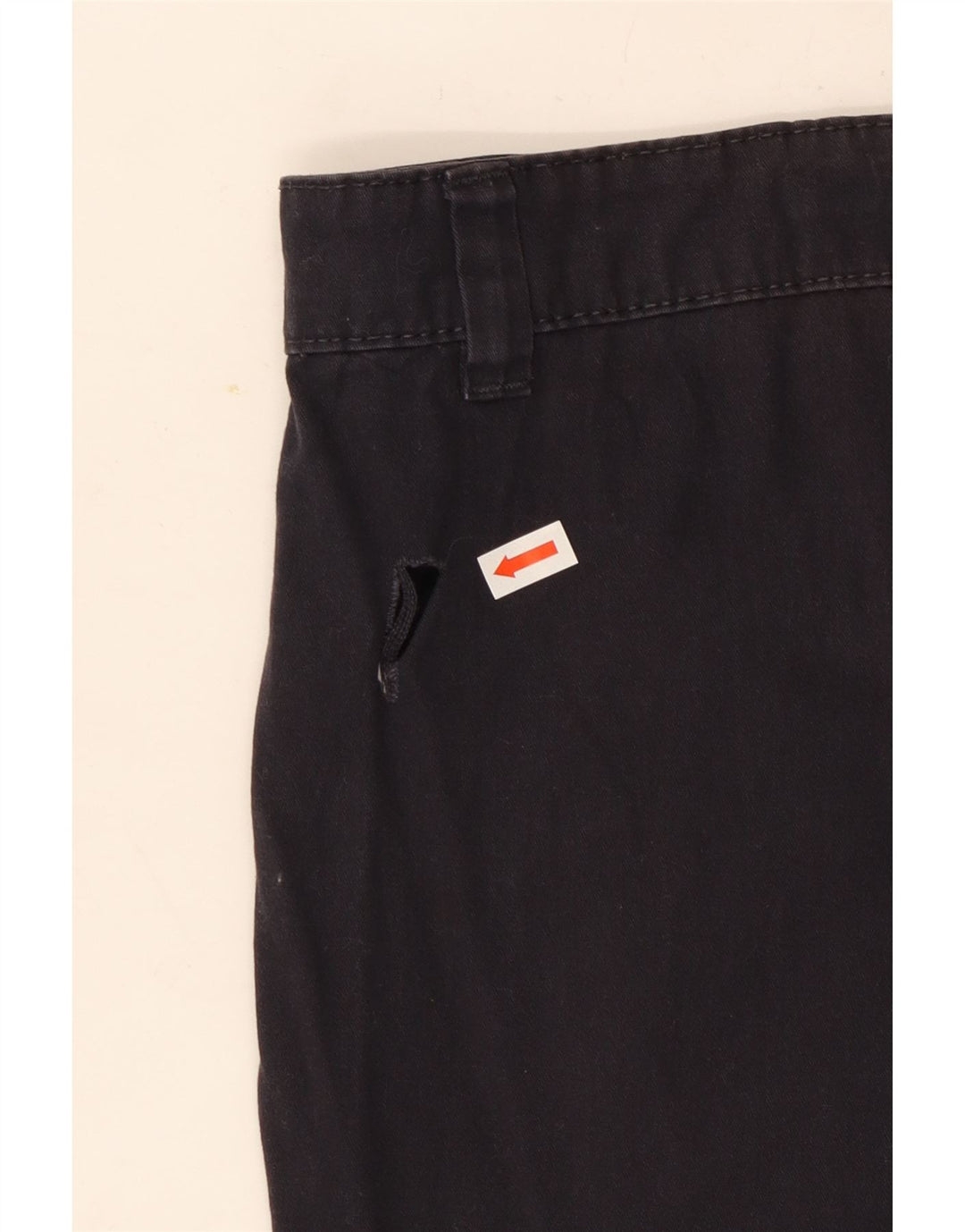 Pantaloni cargo dritti da uomo French Connection medi W32 L31 cotone nero