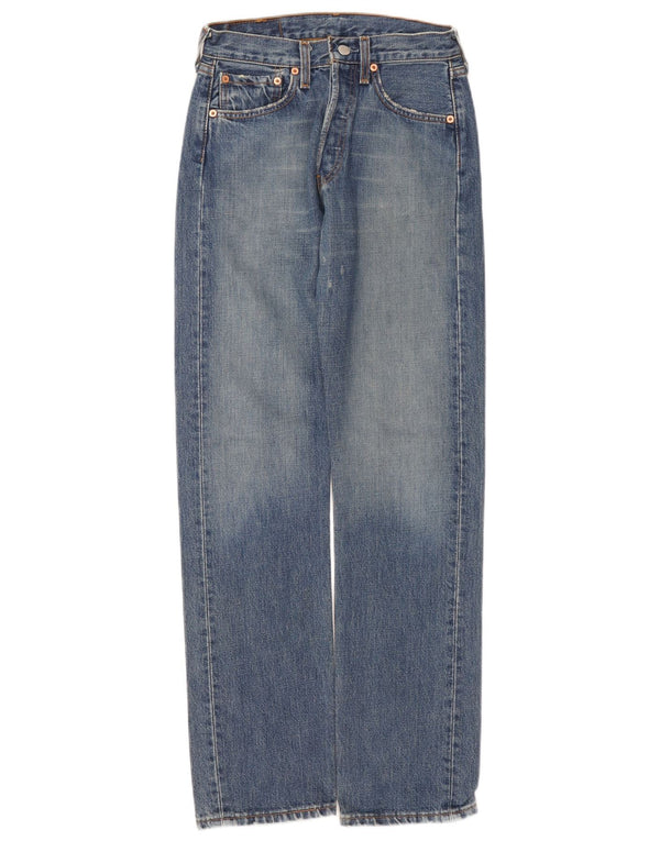 Levi's Uomo 501 Jeans dritti invecchiati W27 L32 Cotone Blu