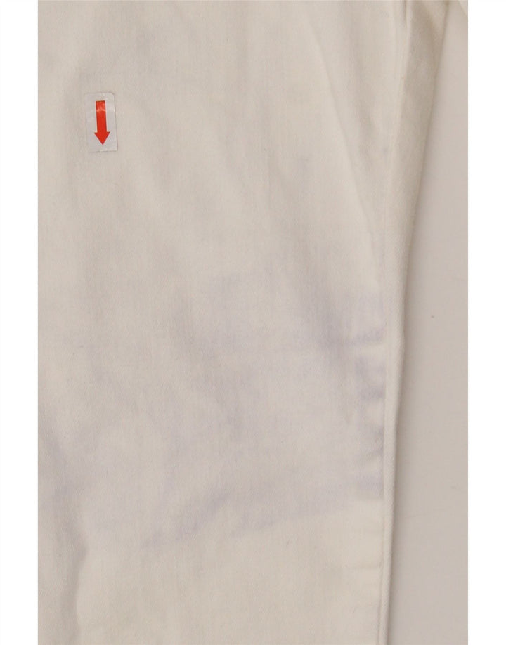 Jeans skinny con grafica MOSCHINO da donna W26 L26 bianchi