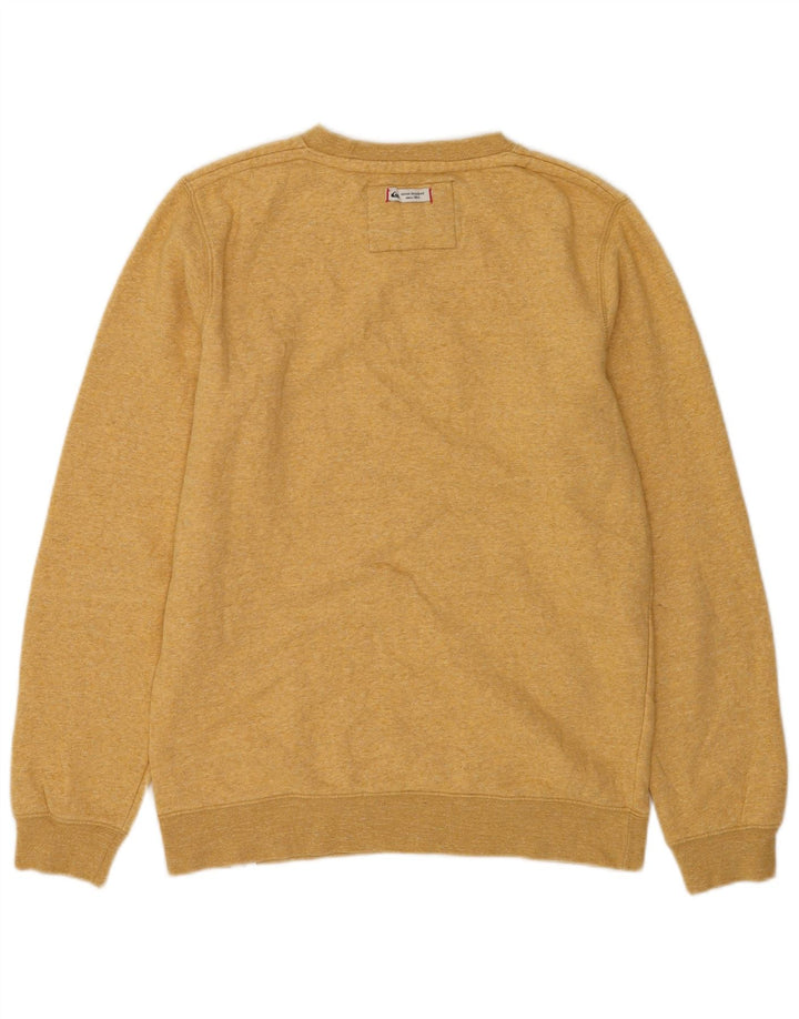 Felpa da uomo Quiksilver Maglione piccolo in cotone giallo