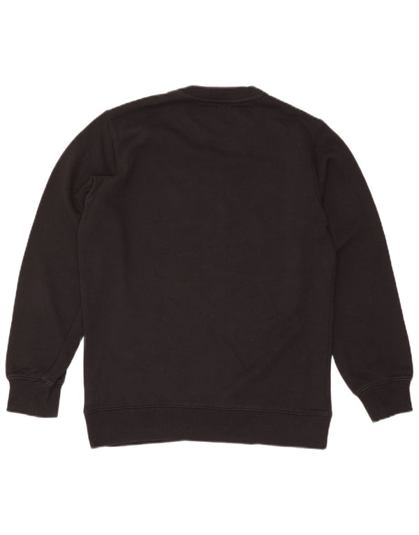 Calvin Klein Jeans Felpa grafica da uomo Maglione piccolo cotone nero