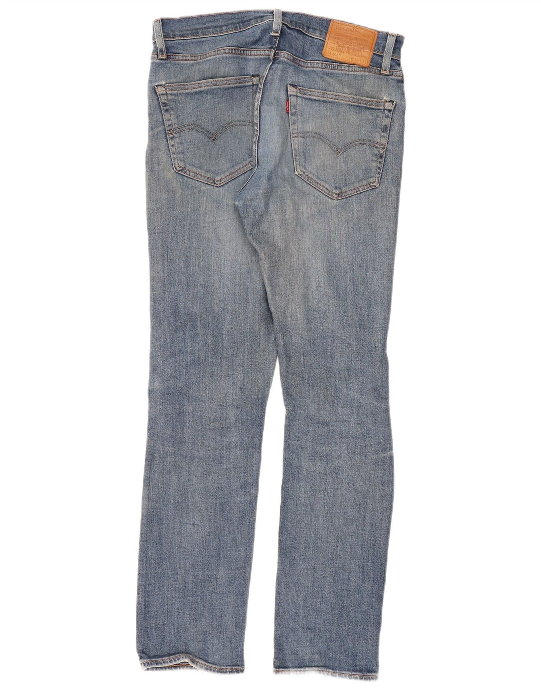 Levi's Uomo 502 Jeans affusolati effetto consumato W30 L32 cotone blu