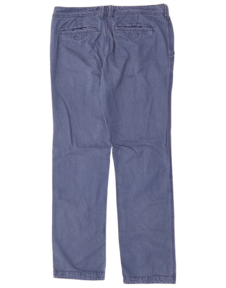 Pantaloni chino regolari da uomo Fat Face grandi W36 L33 cotone blu