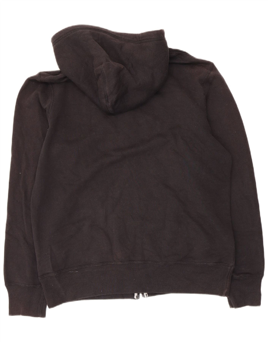 Felpa con cappuccio e zip Nike da uomo in cotone nero medio
