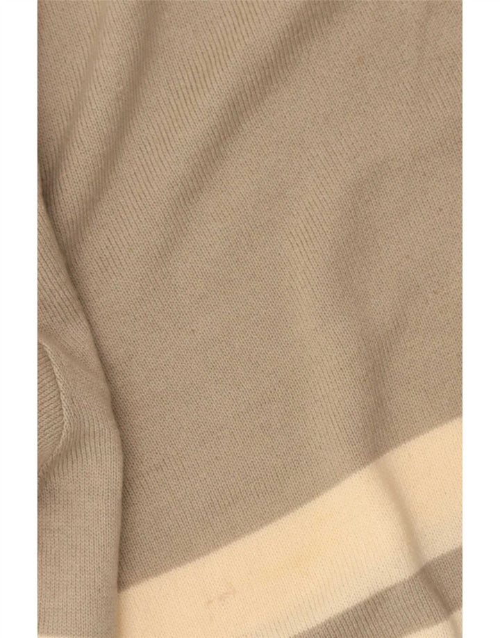 Maglione maglione girocollo da uomo Les Copains IT 52 Large grigio color block in lana