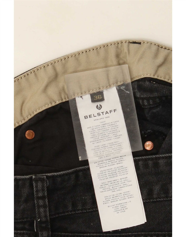 Jeans affusolati da uomo Belstaff W36 L30 cotone nero