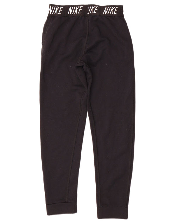 Pantaloni da tuta con grafica Nike da donna Joggers UK 12 Medium Nero Poliestere