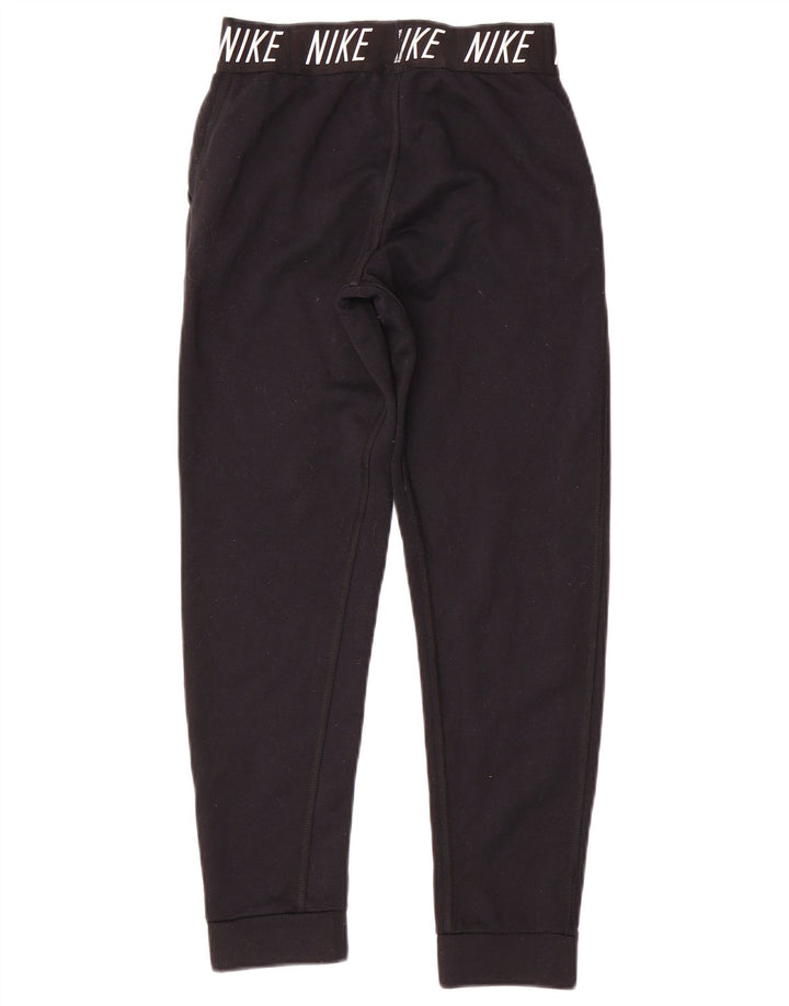 Pantaloni da tuta con grafica Nike da donna Joggers UK 12 Medium Nero Poliestere