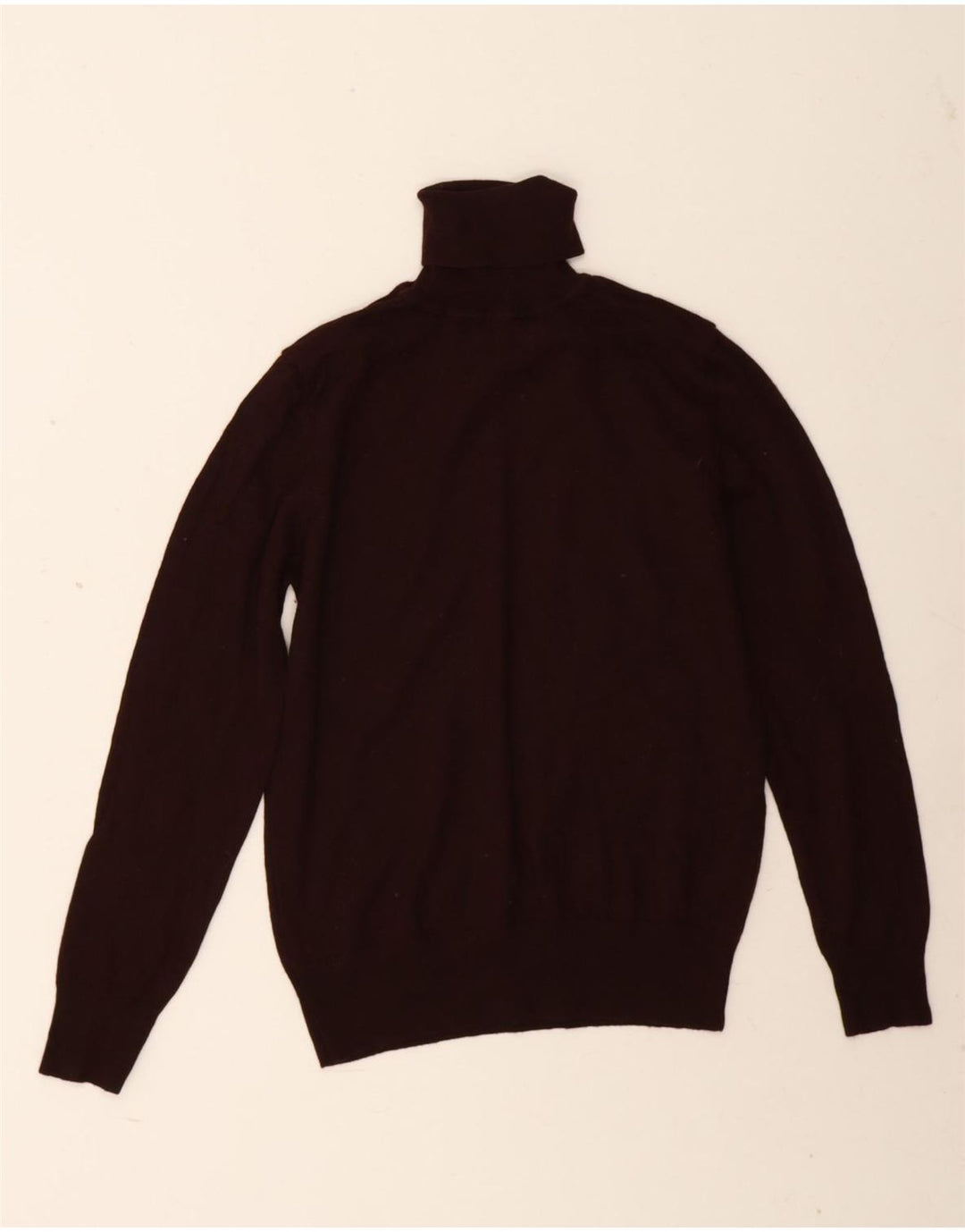 Maglione maglione collo alto da uomo Zara grande acrilico bordeaux