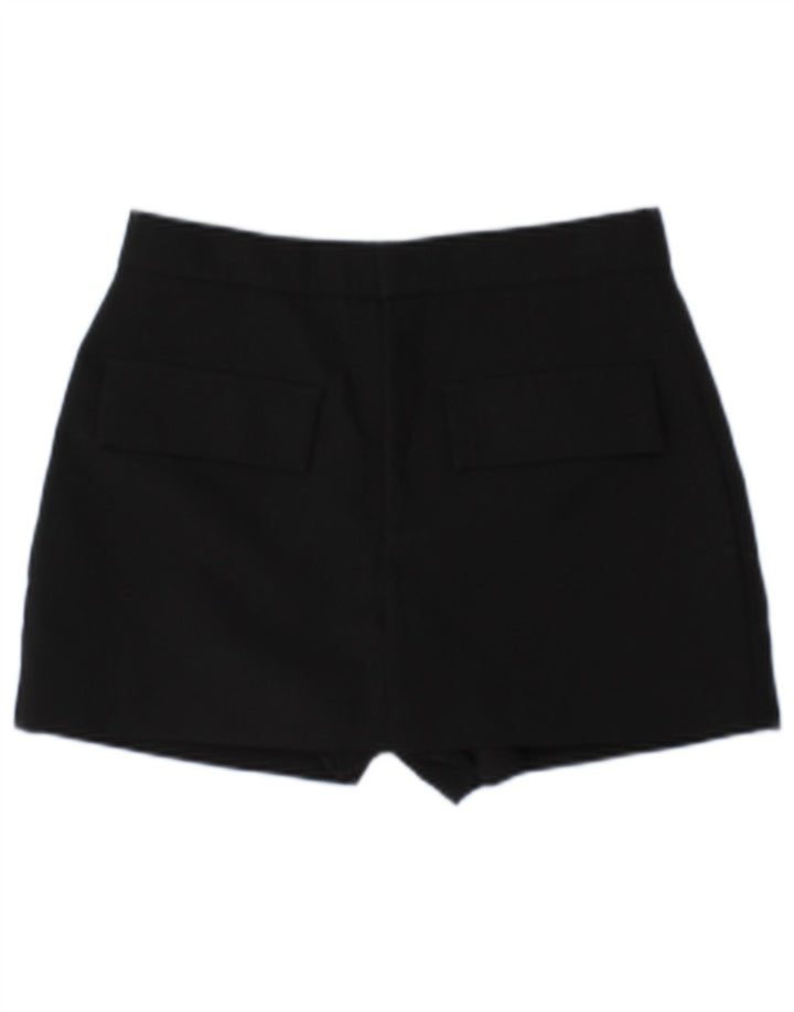 Gonna corta da donna Zara UK 8 piccola in poliestere nero