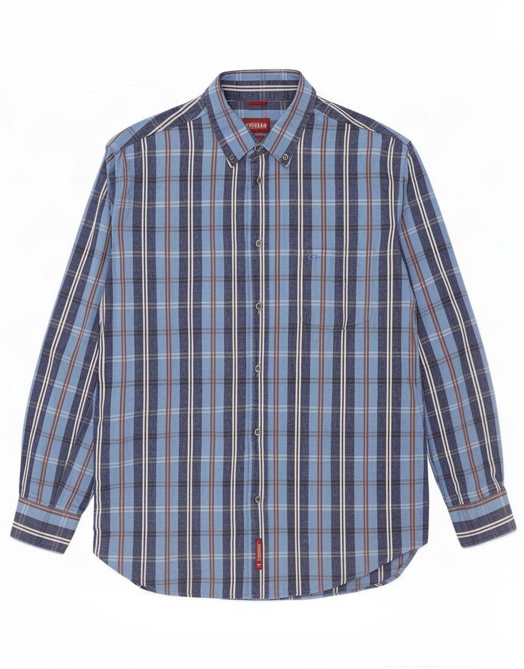 Carrera Camicia da uomo 2XL Cotone a quadri blu
