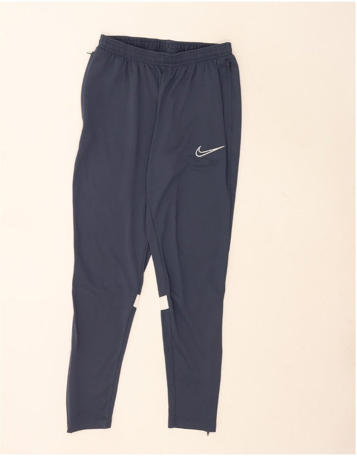 Pantaloni da tuta Nike da uomo, colore medio, blu navy, poliestere color block, sportivi