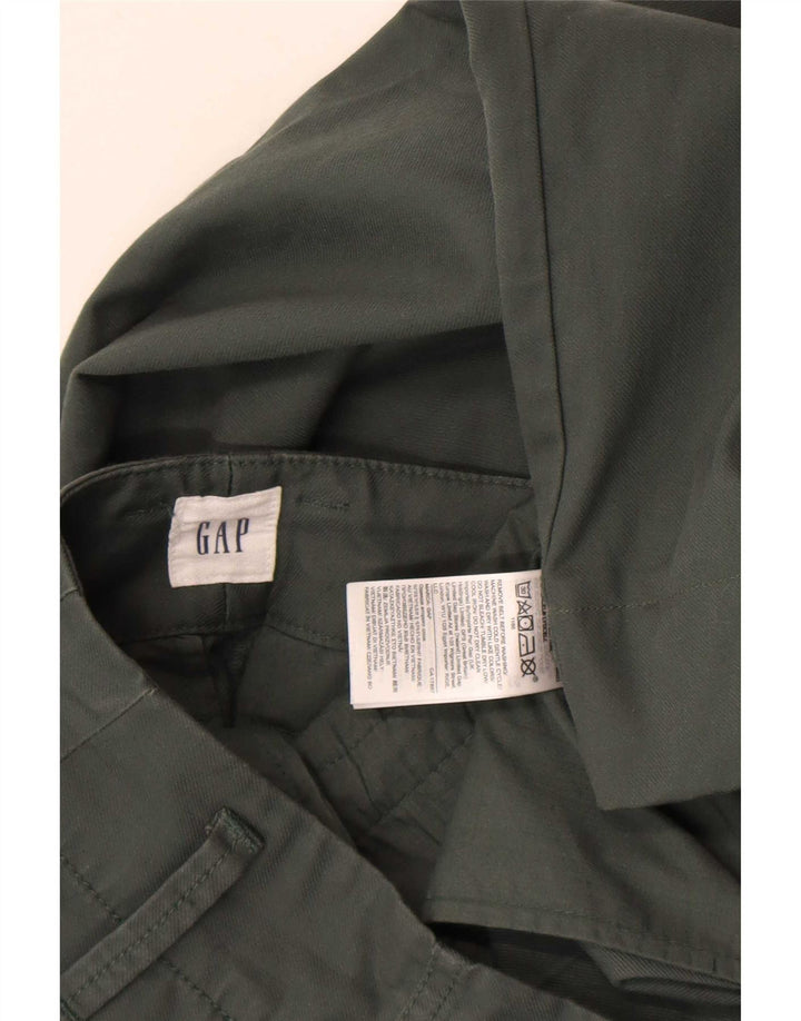 Pantaloni cropped con pegging da donna Gap W27 L24 cotone verde