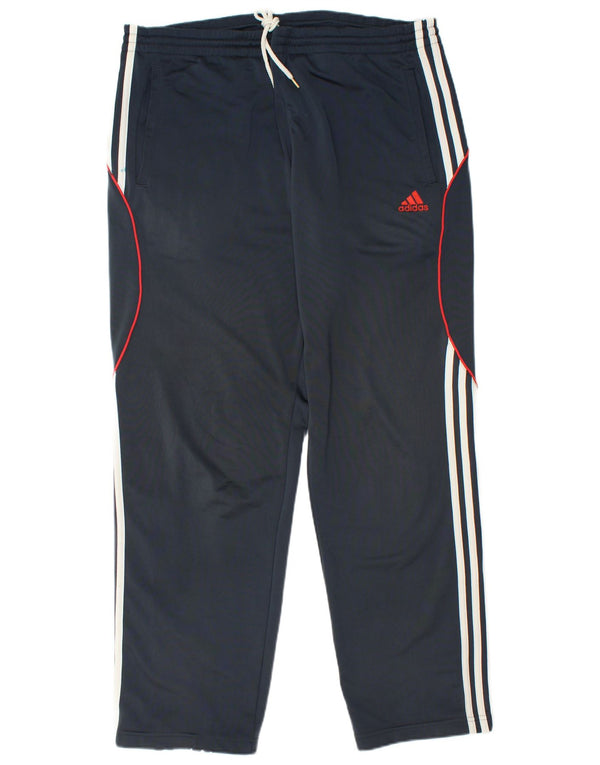 Pantaloni da tuta da uomo Adidas 2XL poliestere blu navy