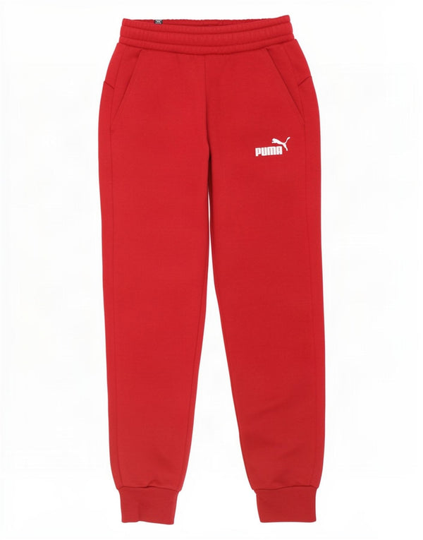 Pantaloni da tuta da uomo Puma Joggers piccoli in cotone bordeaux