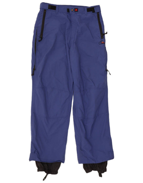 Pantaloni da sci da uomo Quiksilver Large in nylon blu