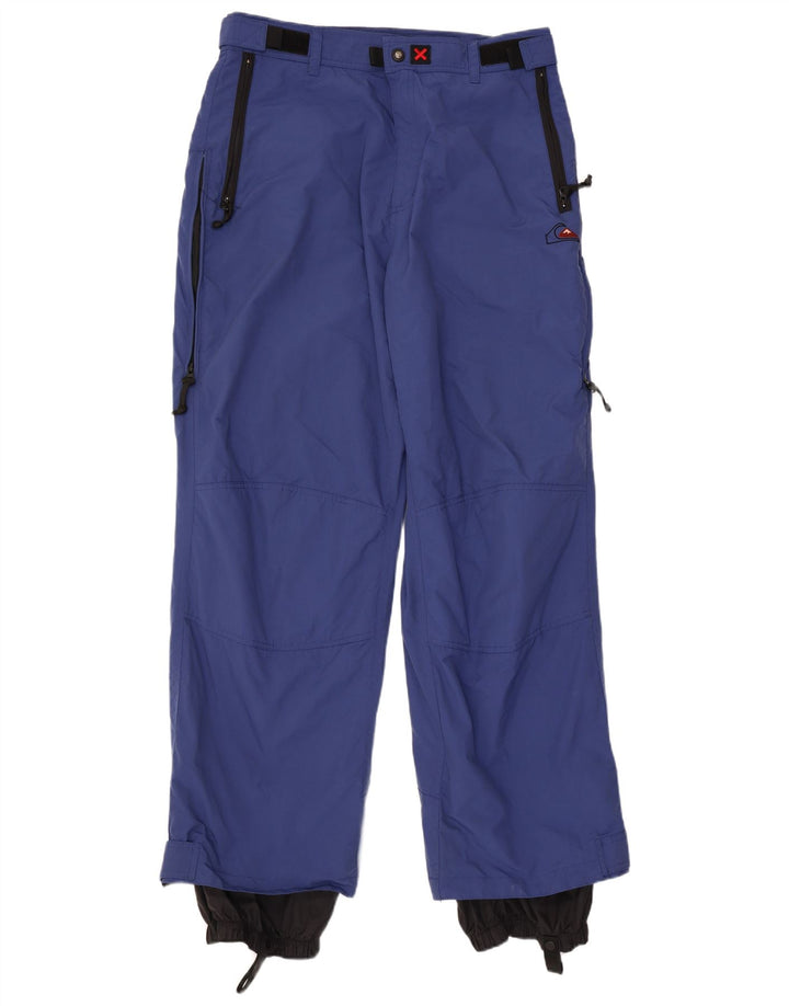 Pantaloni da sci da uomo Quiksilver Large in nylon blu