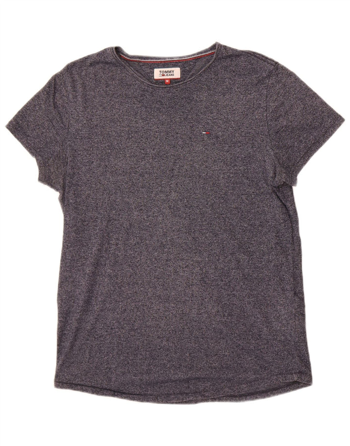 T-shirt da uomo Tommy Hilfiger Top in cotone chiazzato blu navy medio