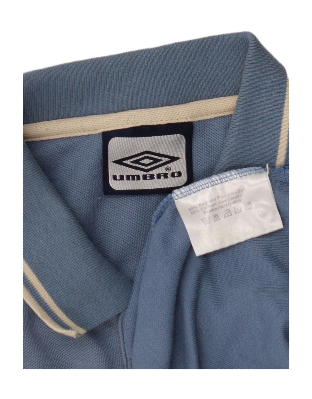 Polo da uomo Umbro UK 44/46 XL poliestere blu
