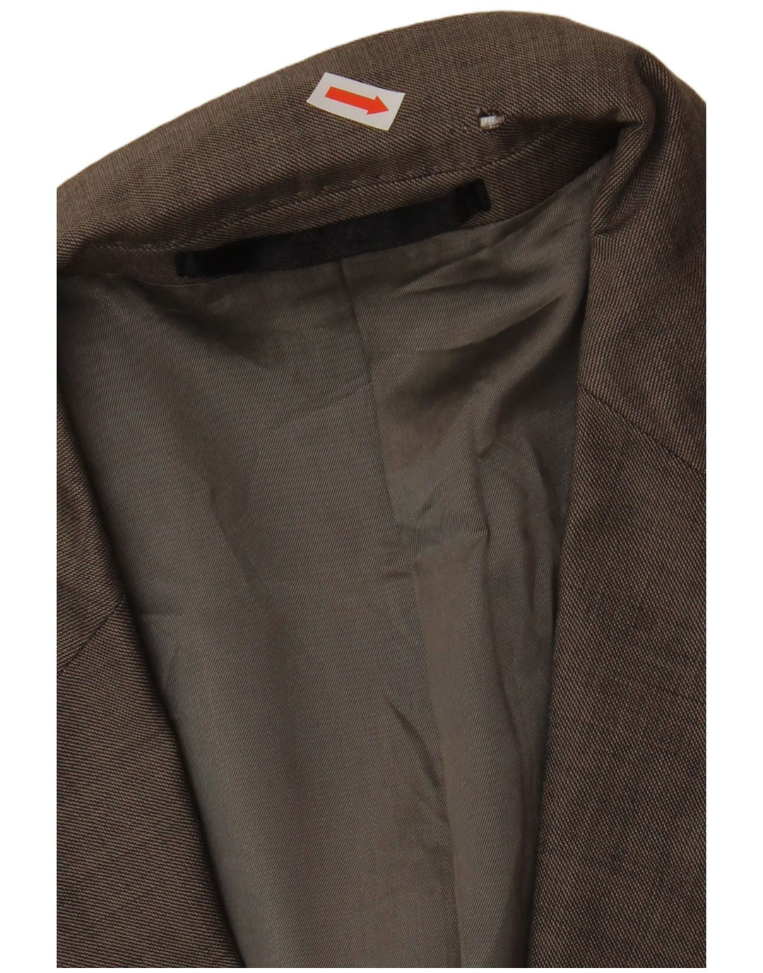 Giacca blazer a 2 bottoni da uomo Marks & Spencer UK 40 lana vergine marrone medio