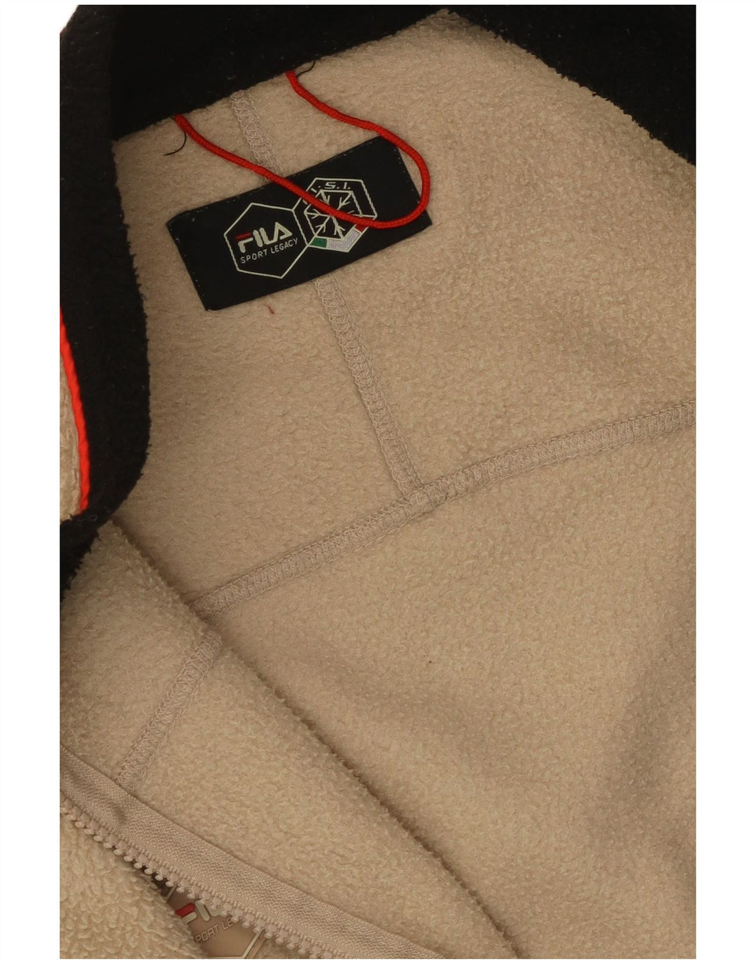 Giacca in pile da uomo Fila UK 38 Colorblock beige medio