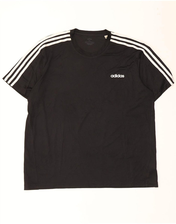 T-shirt ADIDAS da uomo Aeroready XL nera in poliestere