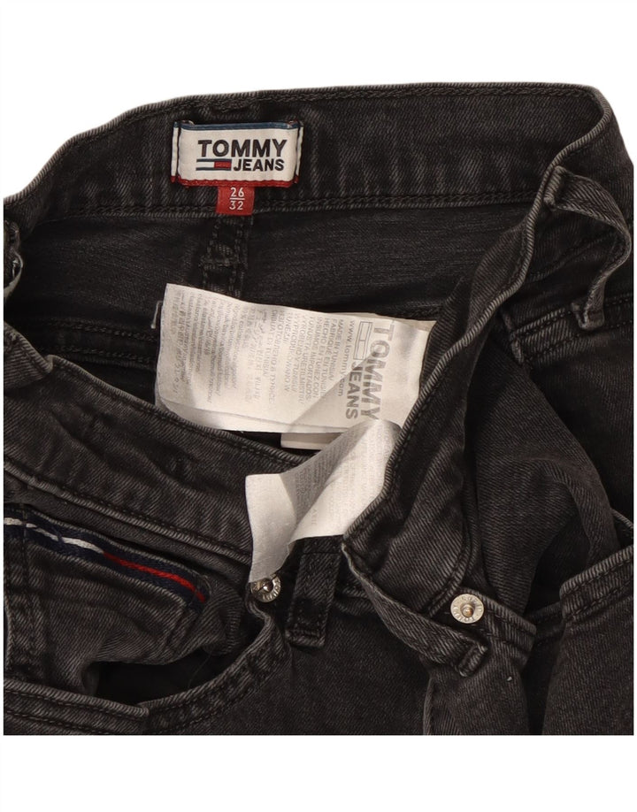 Jeans slim da donna Tommy Hilfiger W26 L27 cotone nero