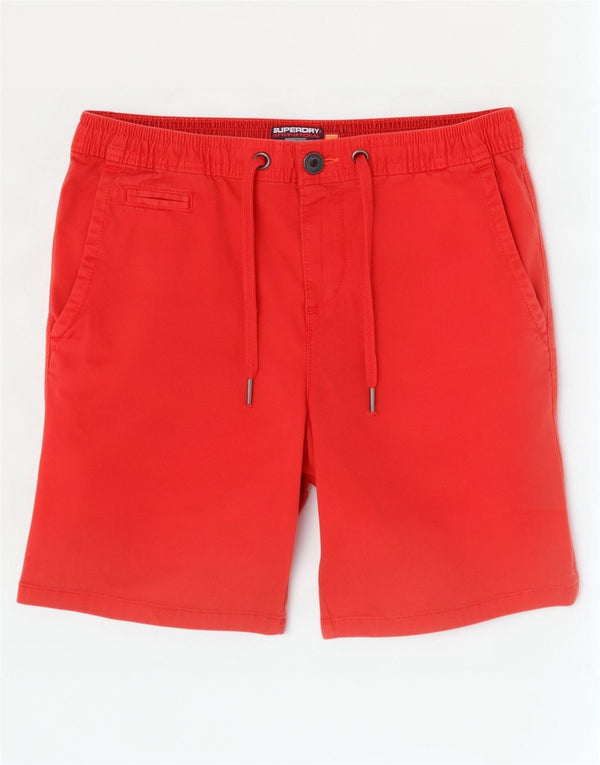 Pantaloncini chino da uomo Superdry W33 cotone rosso medio