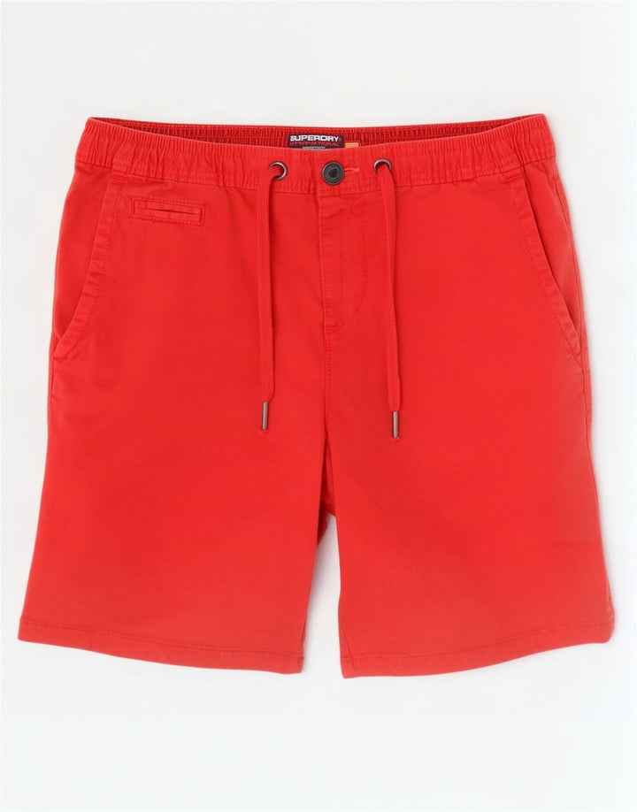 Pantaloncini chino da uomo Superdry W33 cotone rosso medio