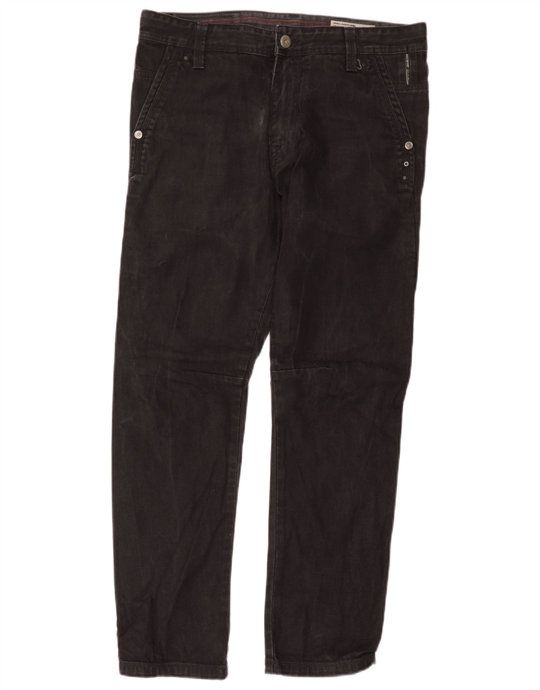 Jeans dritti da uomo Meltin' Pot W33 L32 cotone nero
