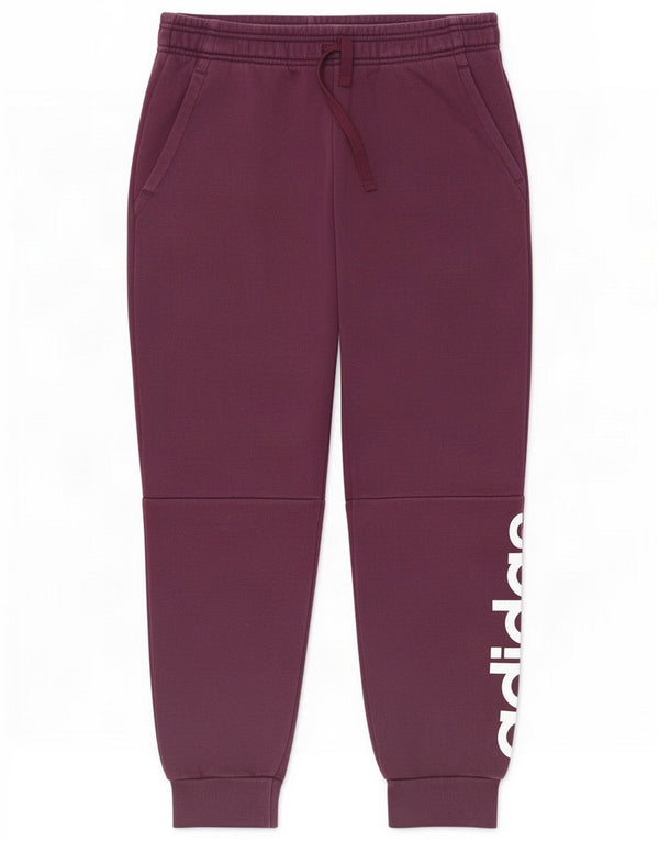 Adidas Womens Graphic Tracksuit Trousers Joggers UK 12/14 Medium Burgundy