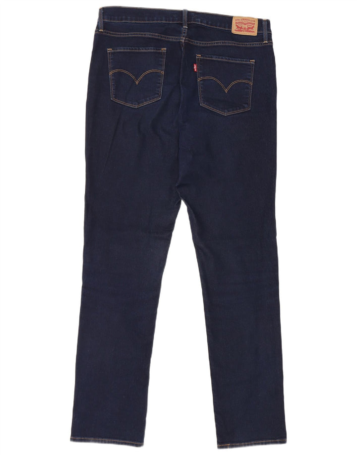 Levi's Donna 312 Shaping Slim Jeans W32 L32 Cotone Blu Navy