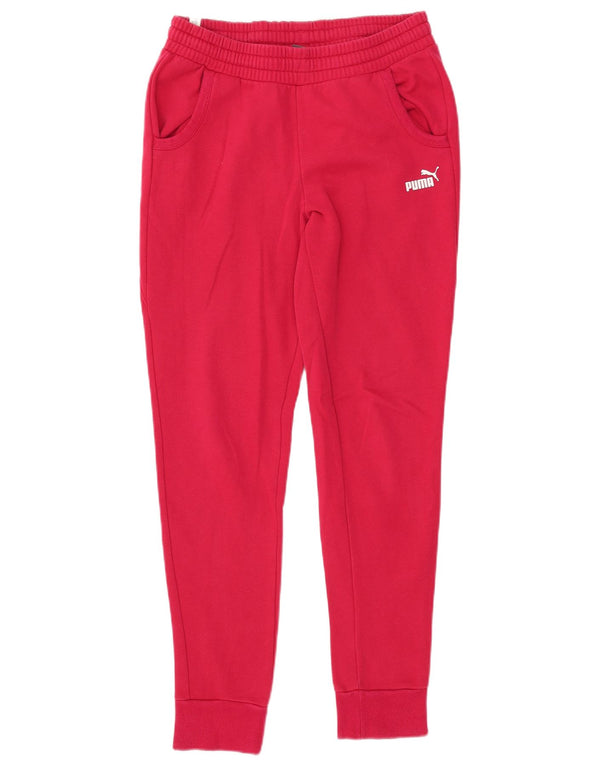 Pantaloni da tuta da donna PUMA Joggers UK 10 Small Rosa Cotone