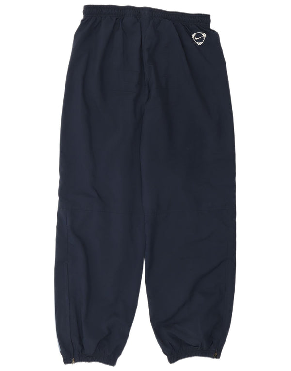 Pantaloni da tuta Nike da uomo, pantaloni da jogging, grandi, in poliestere blu navy
