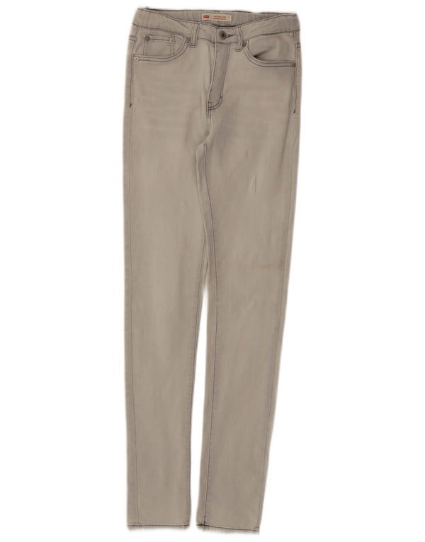 Levi's Girls 720 Jeans super skinny a vita alta 13-14 anni W24 L30 Grigio