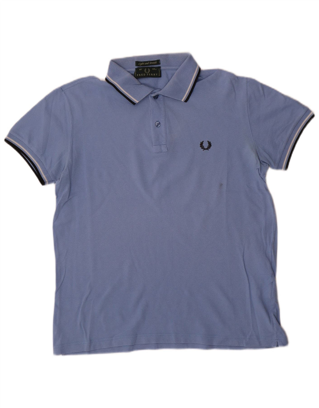 Polo Fred Perry da uomo leggera ed elasticizzata grande blu