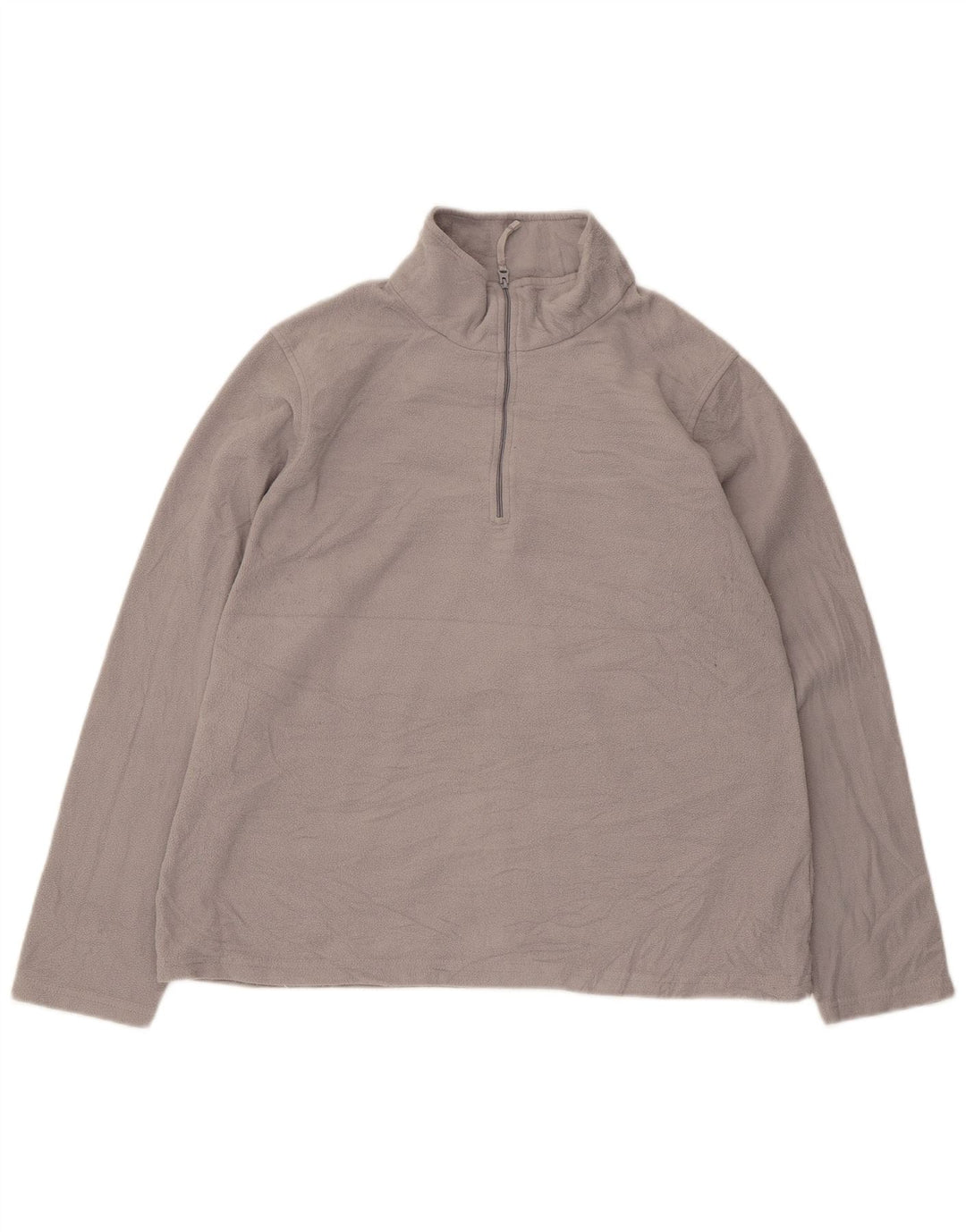 Maglione in pile da donna con collo e zip Mountain Warehouse UK 16 Large Grigio Poliestere