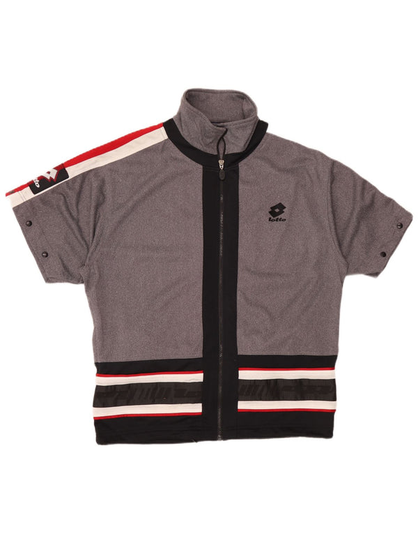 Giacca da ginnastica grafica da uomo Lotto Top giacca color grigio medio