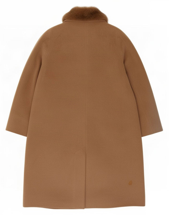 Soprabito oversize da donna Cinzia Rocca UK 18 XL lana marrone