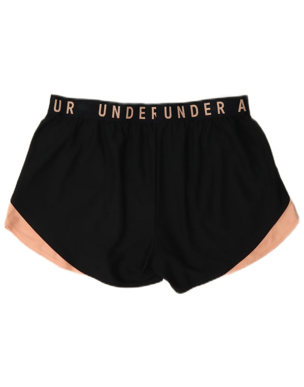 Pantaloncini sportivi Under Armour da donna Heat Gear Graphic UK 16 grandi neri