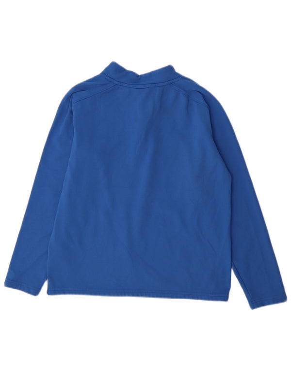 Top della tuta da ginnastica Nike da ragazzo con zip grafica e collo 13-14 anni XL Blu