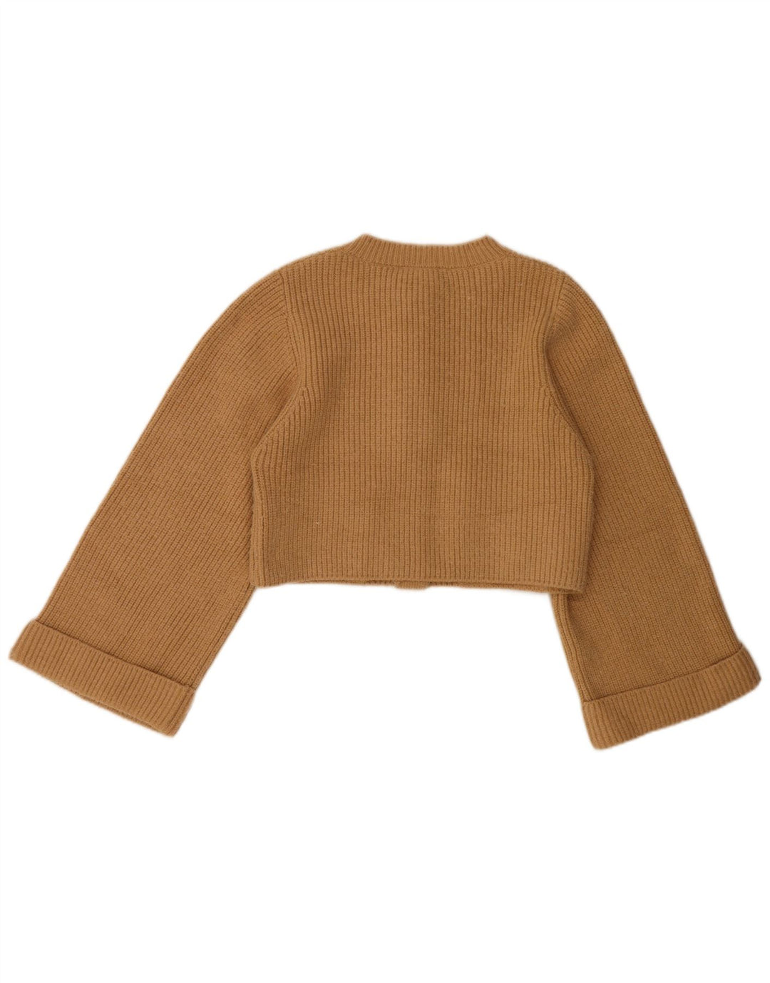 Maglione cardigan corto da donna Zara UK 12 Beige medio