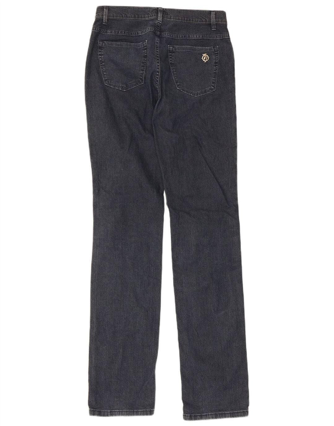 Jeans Dritti Donna Trussardi W27 L33 Blu Navy