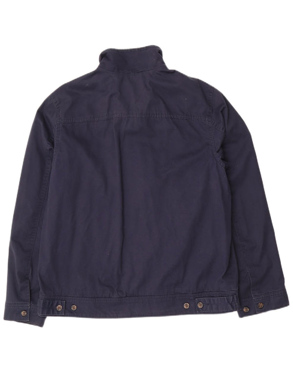 Giubbotto bomber da uomo Tommy Hilfiger UK 38 cotone blu navy medio