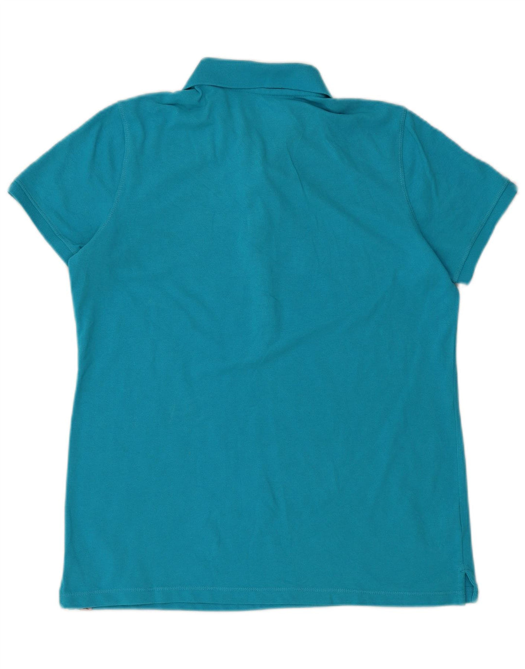 Polo da donna EDDIE BAUER UK 14 cotone blu medio